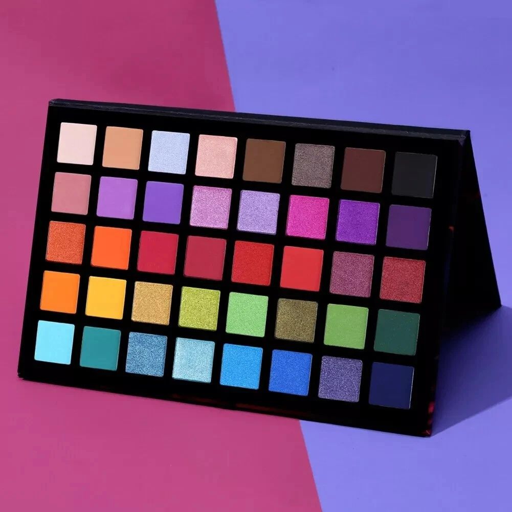 Glazzi Spotlight Eyeshadow Palette – 40 Color Professional Matte & Shimmer Eye Makeup Palette