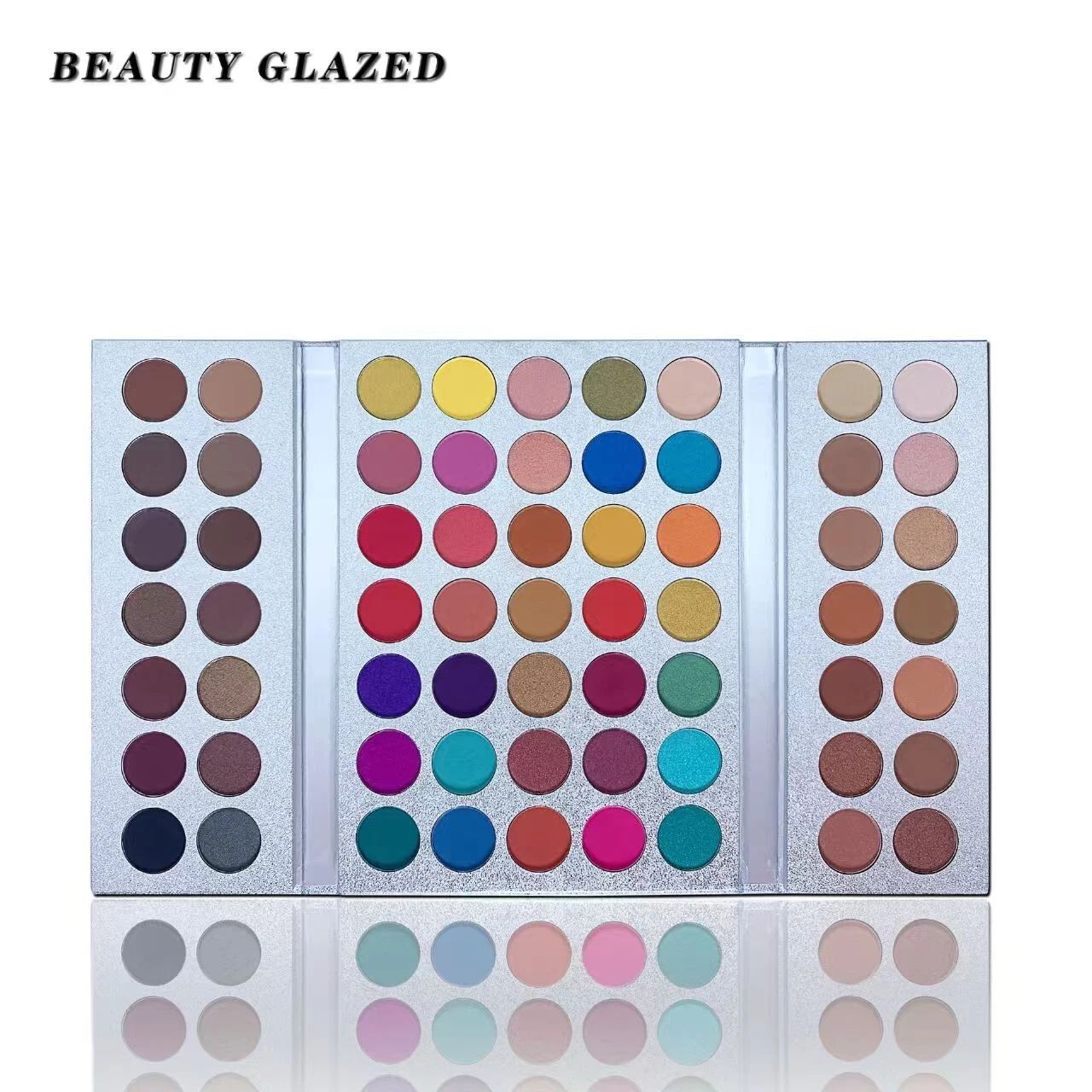 63 Color Professional Beauty Glazzed Eyeshadow Palette – Highly Pigmented Matte & Bright Shades
