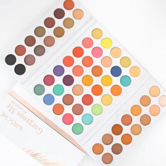 63 Color Professional Beauty Glazzed Eyeshadow Palette – Highly Pigmented Matte & Bright Shades