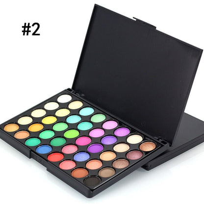 Professional 2-in-1 Eyeshadow Palette Set | Colorful & Nude Shades