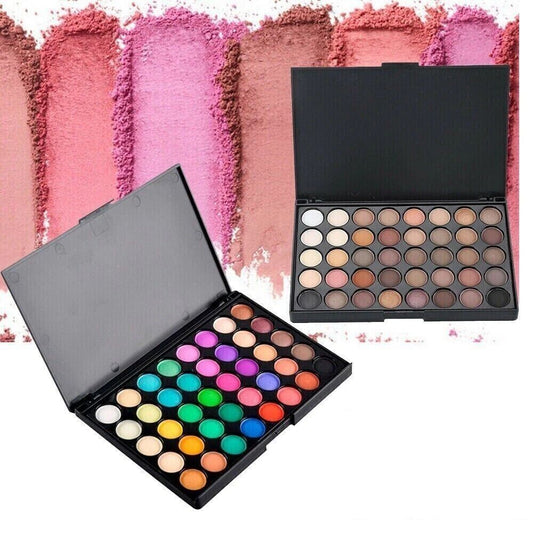 Professional 2-in-1 Eyeshadow Palette Set | Colorful & Nude Shades
