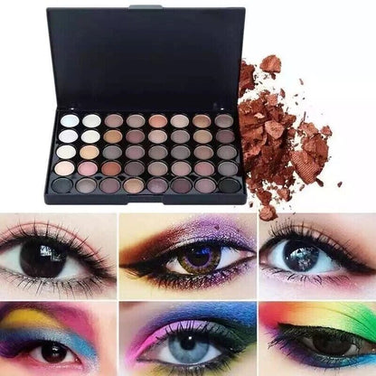 Professional 2-in-1 Eyeshadow Palette Set | Colorful & Nude Shades
