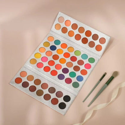 63 Color Professional Beauty Glazzed Eyeshadow Palette – Highly Pigmented Matte & Bright Shades